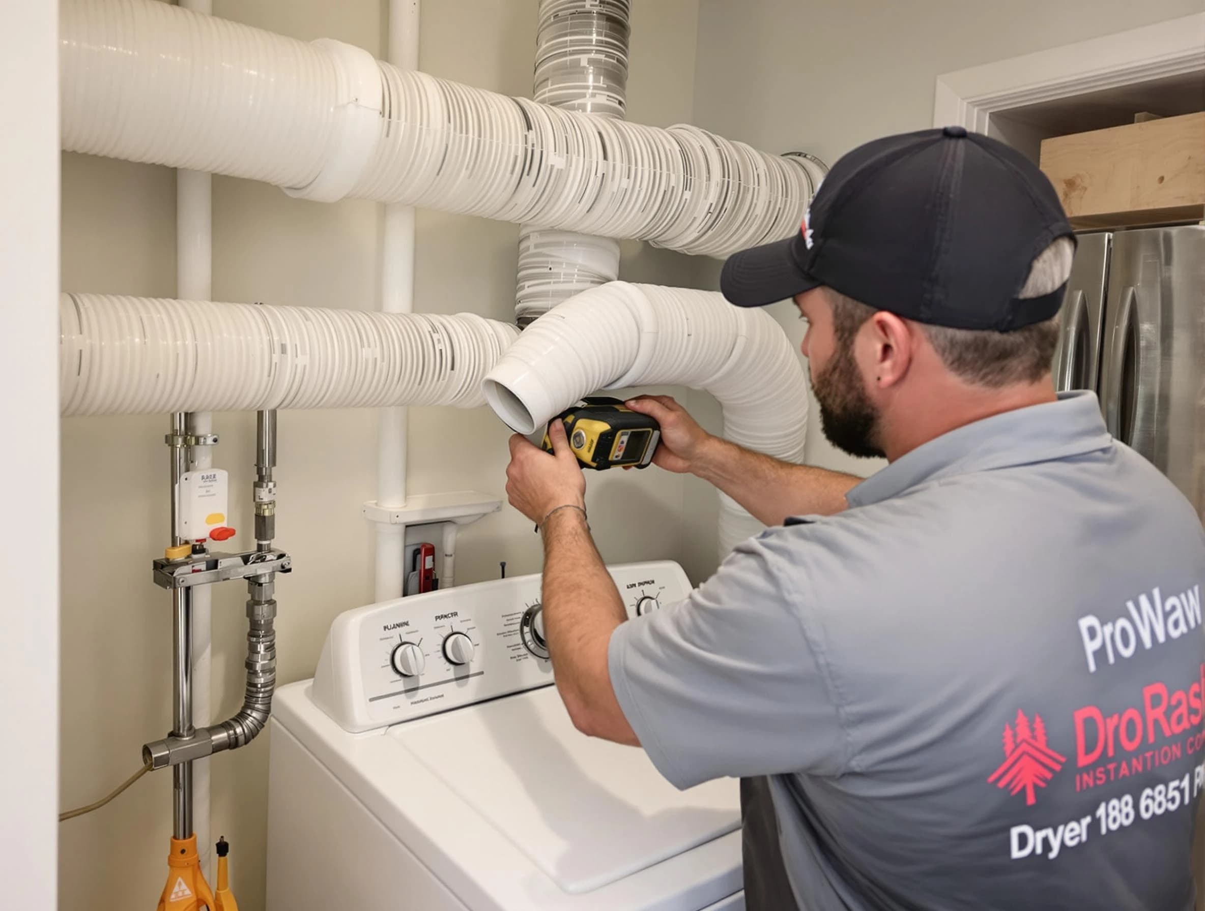 Professional dryer vent hose installation by New Bedford Dryer Vent Cleaning in New Bedford