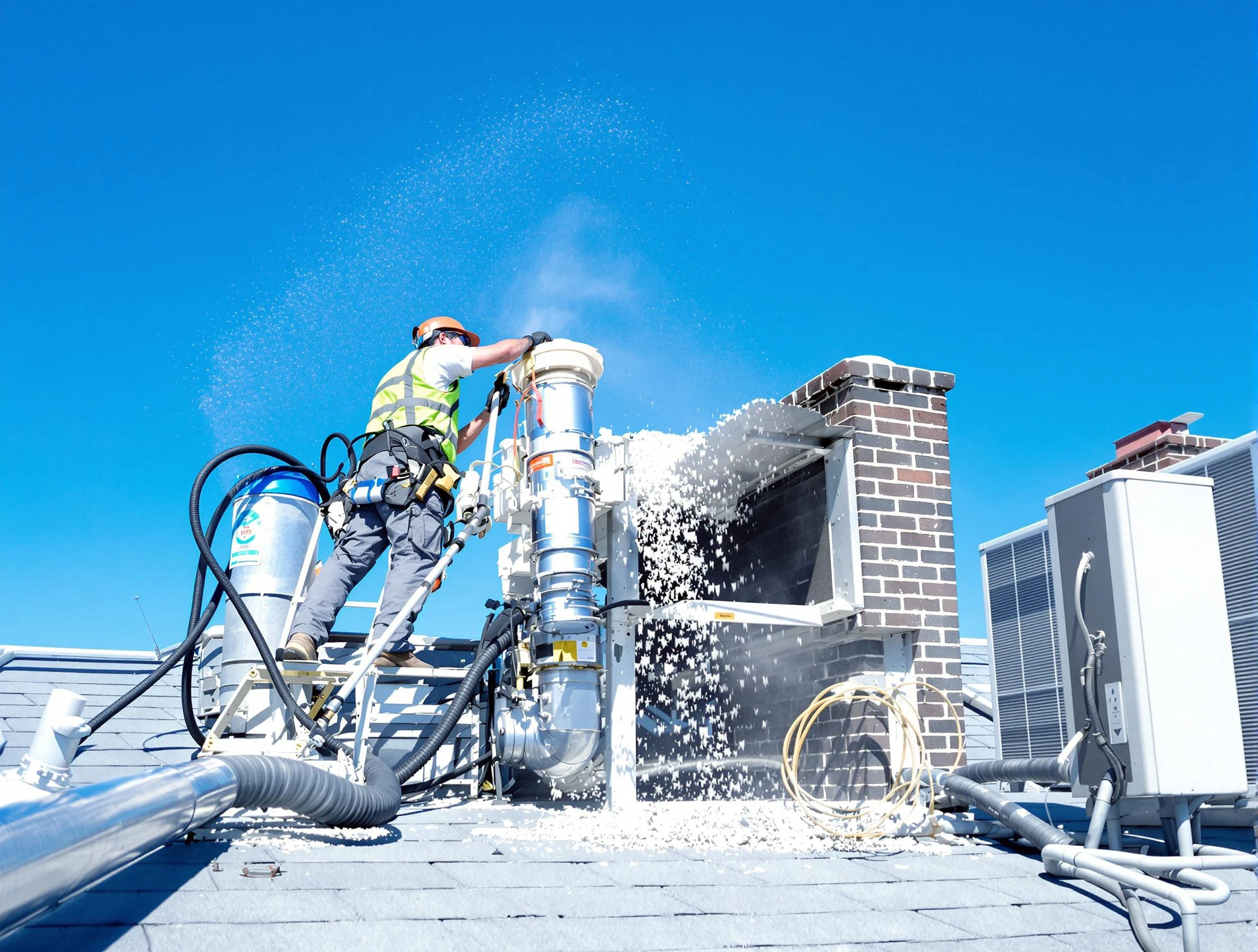 Expert roof dryer vent cleaning by New Bedford Dryer Vent Cleaning in New Bedford
