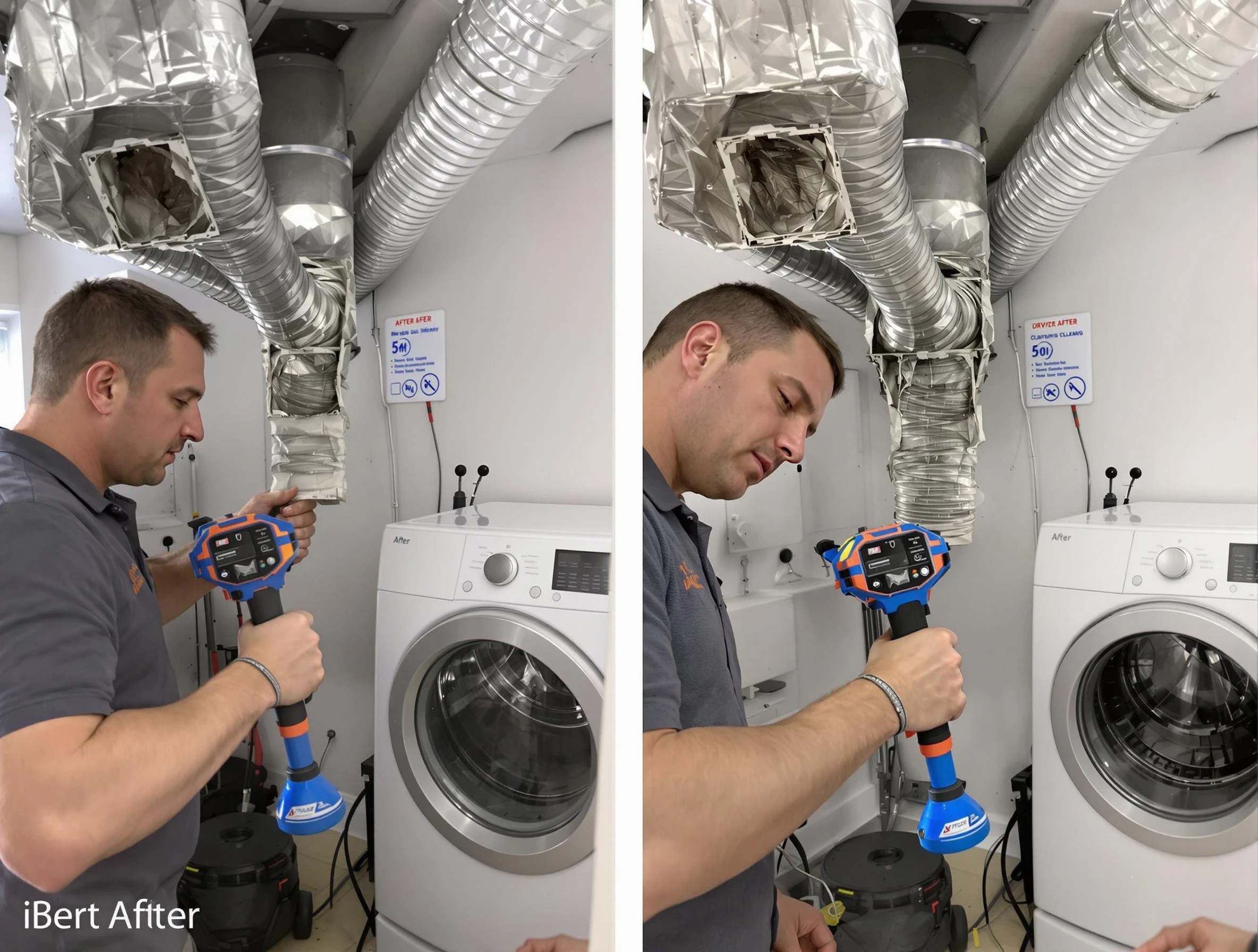 Professional clogged vent cleaning by New Bedford Dryer Vent Cleaning in New Bedford