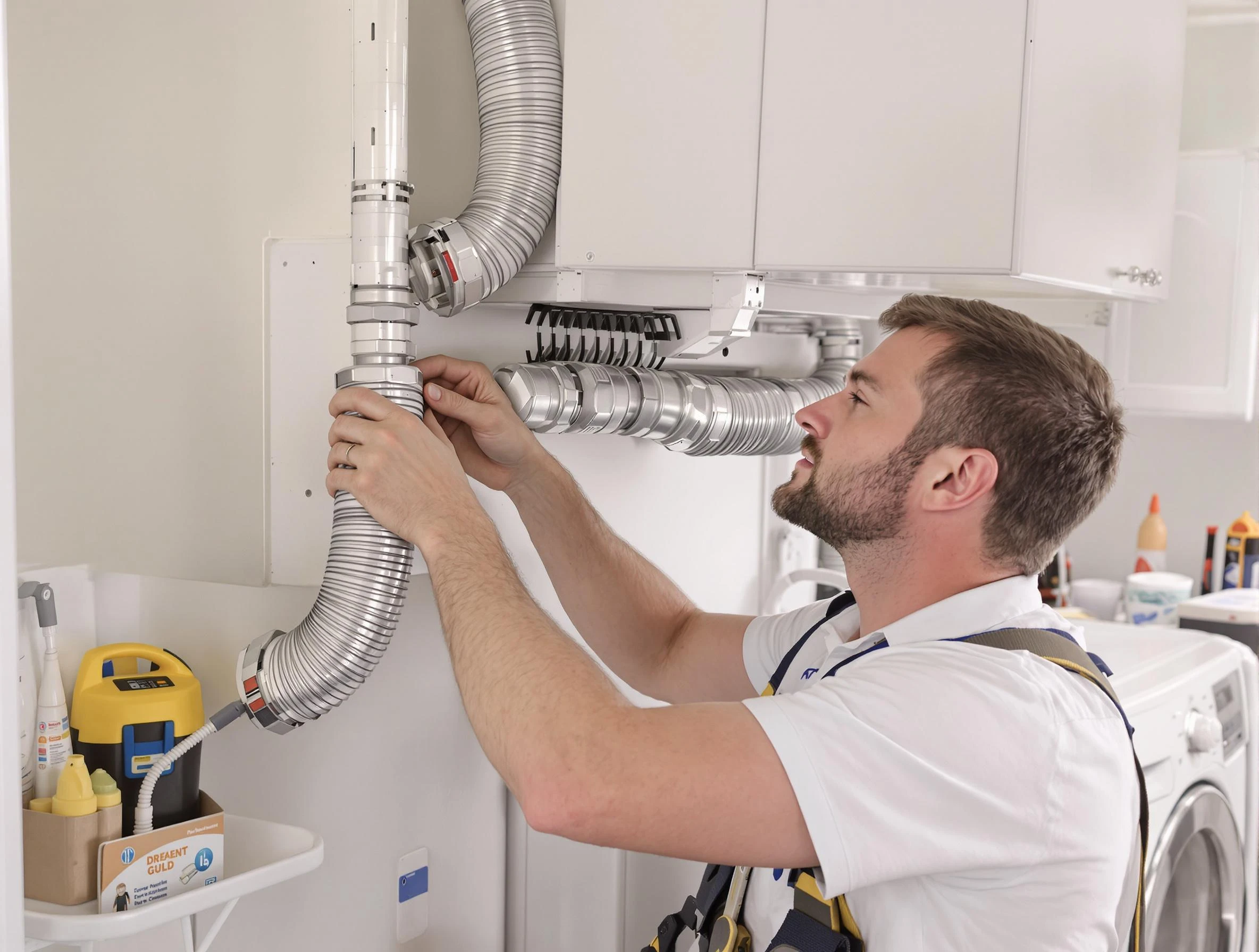 Professional dryer vent repair and installation by New Bedford Dryer Vent Cleaning in New Bedford